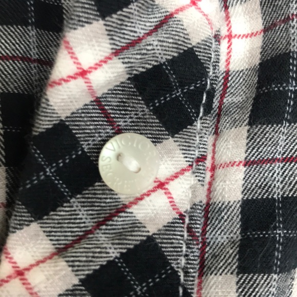 Vintage Victoria’s Secret Cozy Flannel Sleep Shirt - Picture 5 of 8